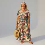 Courtney - Floral Maxi Dress — view 1