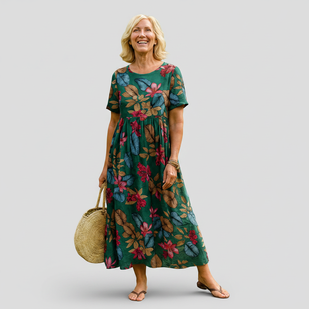 Courtney - Floral Maxi Dress — view 3