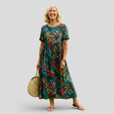 Courtney - Floral Maxi Dress — view 3