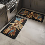 Anti-slip kitchen mat - Eagle and natural spirit — view 1