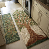 Anti-slip kitchen mat - Golden wood — view 1