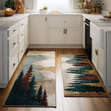 Anti-slip kitchen mat - Mountain view — view 1