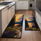 Anti-slip kitchen mat - Mountain view — view 1