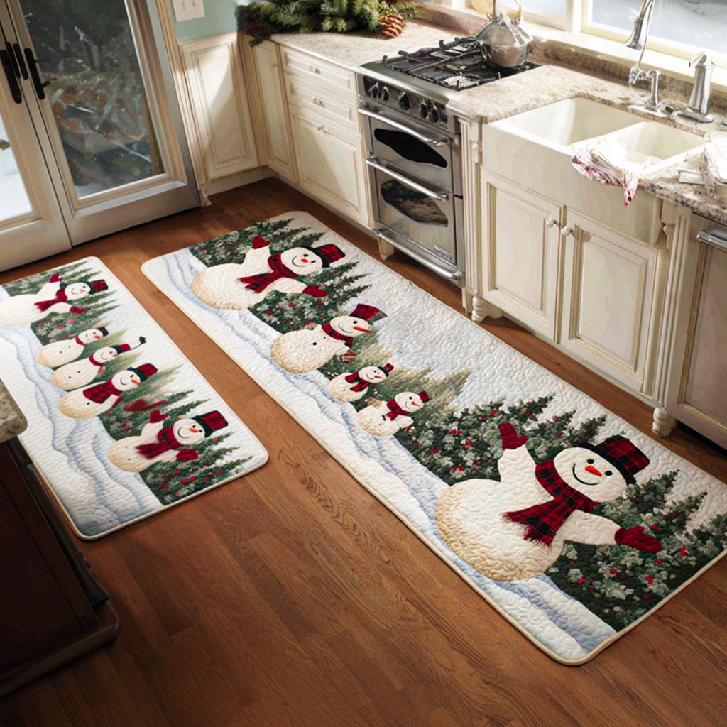 Non-slip kitchen mat - Dezemberfreude — view 1