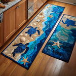 Anti-slip kitchen rug - Elegant ocean atmosphere — view 1