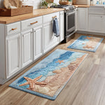 Non-slip kitchen rug - Entspannendem sea motif — view 1