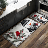 Non-slip kitchen mat - Frosty morning — view 1