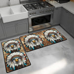Non-slip kitchen mat - Feather and natural atmosphere — view 1