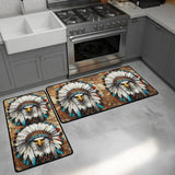 Non-slip kitchen mat - Feather and natural atmosphere — view 1