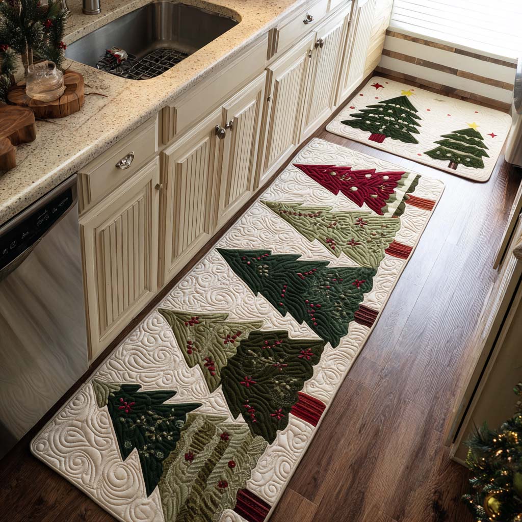 Anti-slip kitchen mat - Pine — view 1