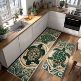 Non-slip kitchen mat - Fine shells — view 1