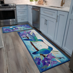 Anti-slip kitchen mat - Fine hummingbird — view 1