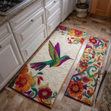 Anti-slip kitchen mat - Fine hummingbird — view 1