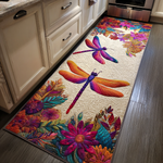 Anti-slip kitchen rug - Fine dragonfly — view 1