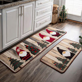Non-slip kitchen mat - Glittering snow — view 1