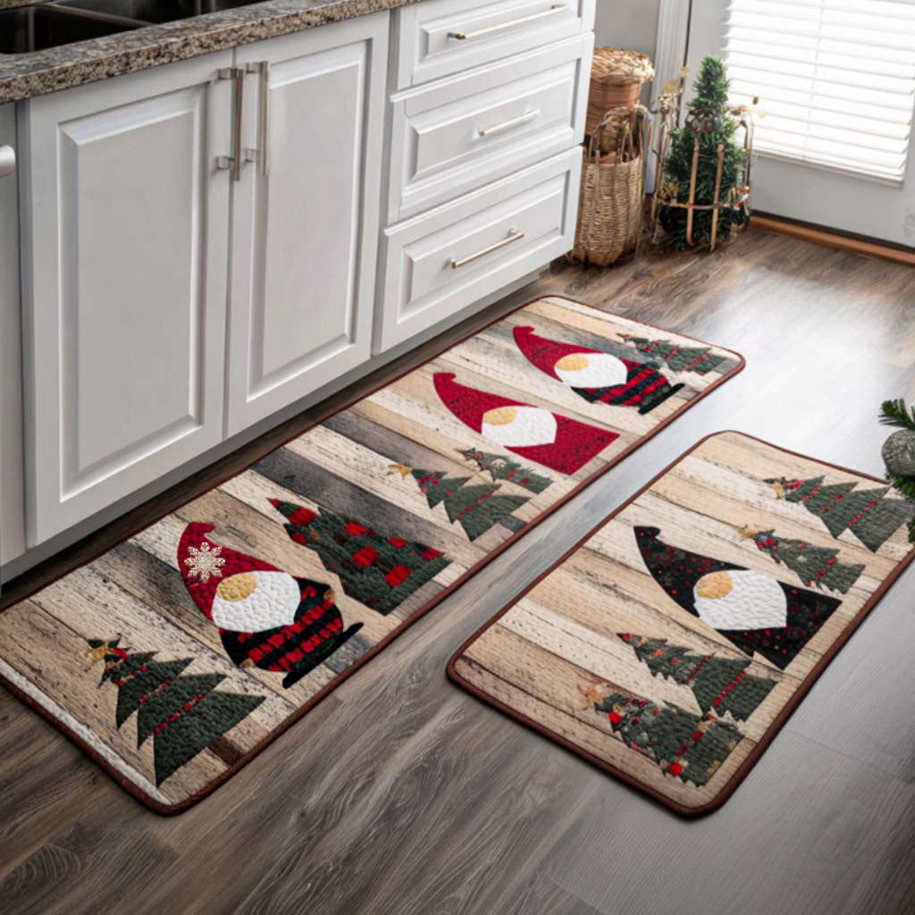 Non-slip kitchen mat - Glittering snow — view 1