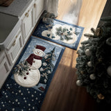 Anti-slip kitchen mat - Snowman — view 1