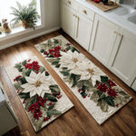 Anti-slip kitchen mat - Snowflakes — view 1