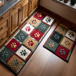 Non-slip kitchen mat - Pawprints — view 1