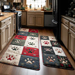 Non-slip kitchen mat - Pawprints — view 1