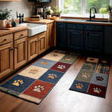 Non-slip kitchen mat - Pawprints — view 1