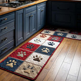 Non-slip kitchen mat - Pawprints — view 1