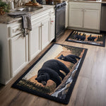 Anti-slip kitchen rug - Bear natural style — view 1