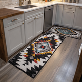 Non-slip kitchen mat - Autumn warm shades — view 1