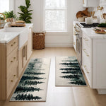Non-slip kitchen rug - Stream and nature — view 1