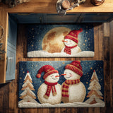 Non-slip kitchen mat - Snowy day — view 1