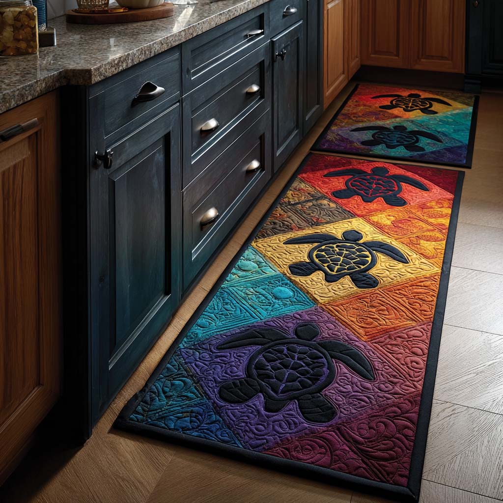 Non-slip kitchen mat - Sea turtle — view 1