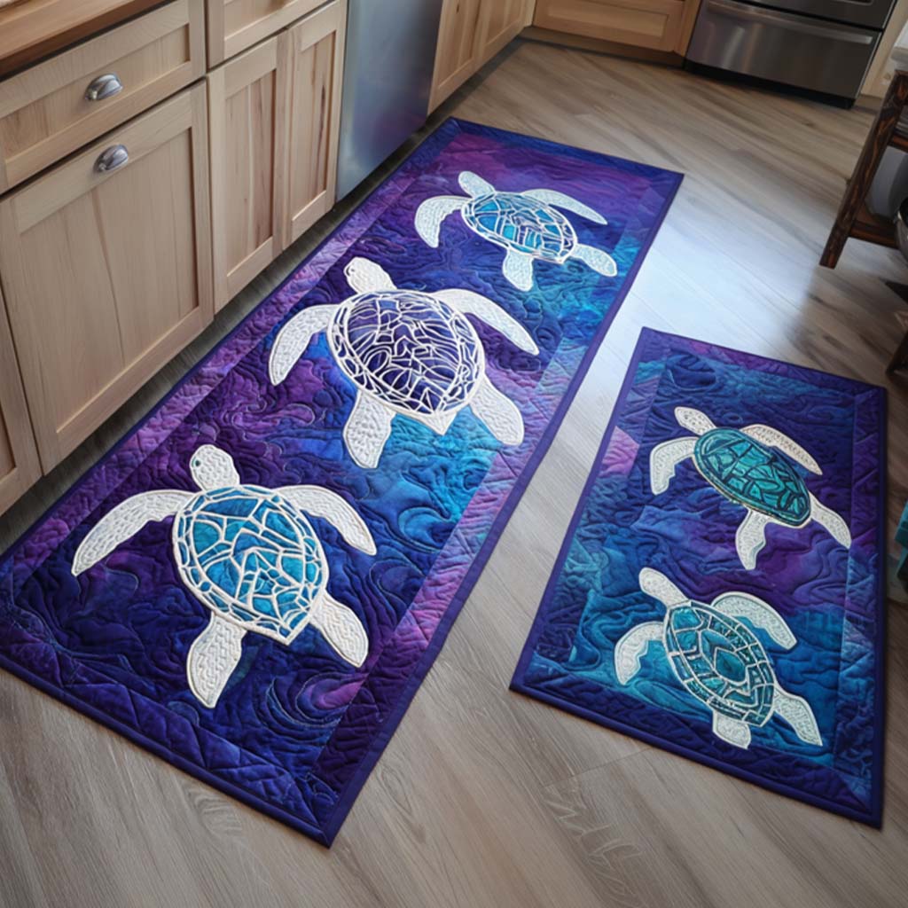 Non-slip kitchen mat - Sea turtle — view 1