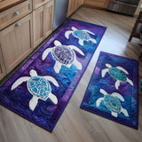 Non-slip kitchen mat - Sea turtle — view 1