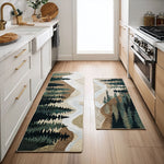 Anti-slip kitchen rug - Natural landscape — view 1