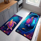 Anti-slip kitchen mat - Deep Blue Sea — view 1
