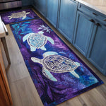 Non-slip kitchen mat - Deep seabed — view 1