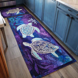 Non-slip kitchen mat - Deep seabed — view 1