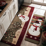 Anti-slip kitchen mat - Merry winter — view 1