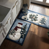 Anti-slip kitchen mat - Merry winter — view 1