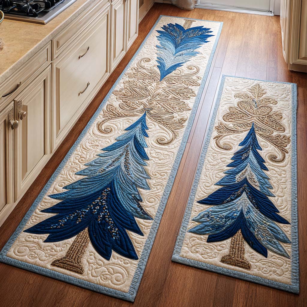 Non-slip kitchen mat - Merry Christmas — view 1