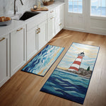 Anti-slip kitchen mat - Lighthouse and calm sea — view 1