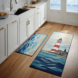 Anti-slip kitchen mat - Lighthouse and calm sea — view 1