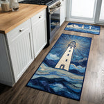 Anti-slip kitchen mat - Lighthouse in the morning — view 1
