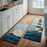 Anti-slip kitchen mat - Lighthouse sea — view 1