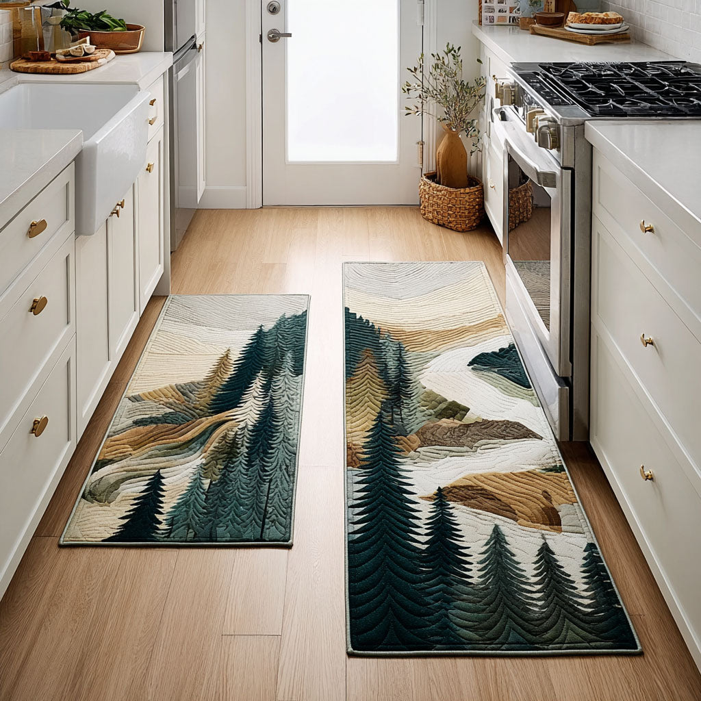 Anti-slip kitchen rug - Forest Ridge — view 1