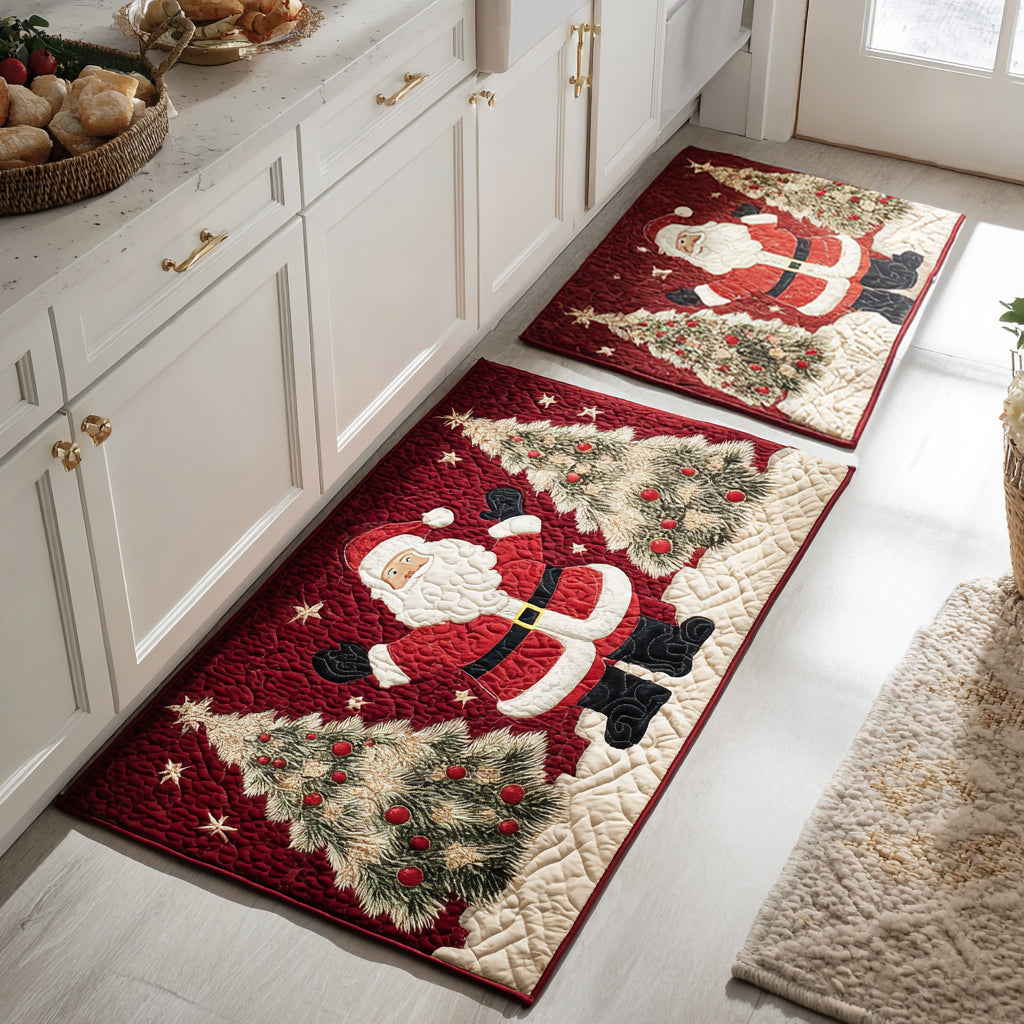 Non-slip kitchen mat - Santa Claus — view 1