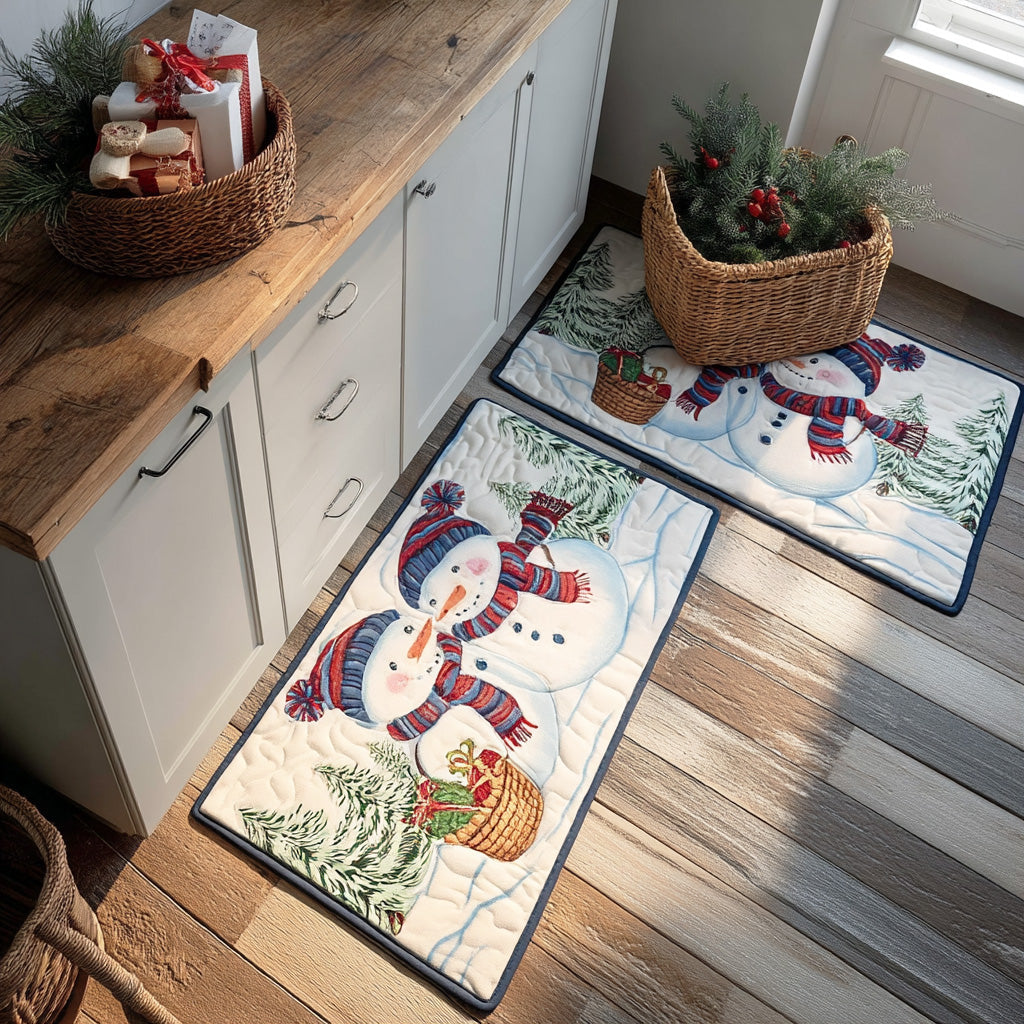 Anti-slip kitchen mat - Winter delicious — view 1