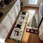 Anti-slip kitchen mat - cosy winter hut — view 1