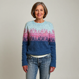 Cynthia - Retro Knitted Sweater — view 2