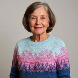 Cynthia - Retro Knitted Sweater — view 4